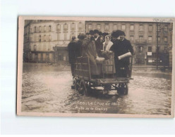 ASNIERES : Inondations 1910, Place De La Station - état - Asnieres Sur Seine