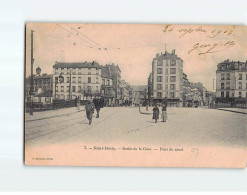 SAINT DENIS : Sortie De La Gare, Pont Du Canal - état - Saint Denis