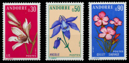 ANDORRA (FRANZ. POST) 1973 Nr 250-252 Postfrisch X08917E - Ungebraucht