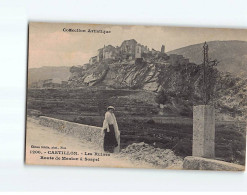 CASTILLON : Les Ruines, Route De Menton à Sospel - Très Bon état - Autres & Non Classés