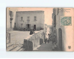 VILLEFRANCHE : Descente De La Rue De L'Eglise - état - Villefranche-sur-Mer