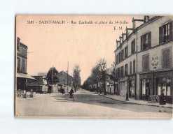 SAINT MAUR : Rue Garibaldi Et Place Du 14 Juillet -  état - Saint Maur Des Fosses