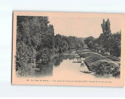 CHAMPIGNY : Le Tour De Marne, Vue Prise Du Pont, Berge De La Rive Droite - Très Bon état - Champigny Sur Marne