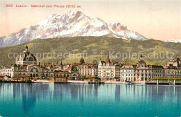 13755947 Luzern  LU Bahnhof Und Pilatus  - Autres & Non Classés