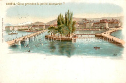 13755917 Geneve GE Ou Se Promene La Petite Savoyarde Geneve GE - Autres & Non Classés