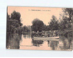 ENGHIEN LES BAINS : Carte Souvenir, Le Lac - état ( Partiellement Décollée ) - Enghien Les Bains