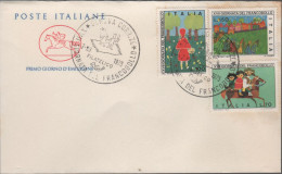 ITALIA - ITALIE - ITALY - 1975 - 17ª Giornata Del Francobollo - FDC Cavallino - Briefmarkenausstellungen