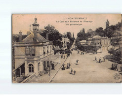 MONTMORENCY : La Gare Et Le Boulevard De L'Ermitage, Vue Panoramique - état - Montmorency