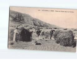 VILLER SUR MER : Partie De Pêche Dans Les Rochers - état - Villers Sur Mer