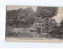 ENGHIEN LES BAINS : Le Pont Entre Les Deux Lacs - état - Enghien Les Bains