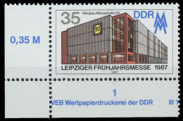 DDR 1987 Nr 3080 Postfrisch ECKE-ULI X0D2C56 - Neufs
