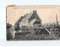 HIRSON : Première Passerelle Sur L'Oise Construite Par Le Génie Français Novembre 1918 - état - Hirson