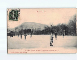 GAP : L'Etang De  Patinage, Au Fond, Le Mont Ceüse - état - Gap