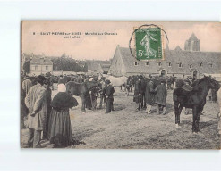 SAINT PIERRE SUR DIVES : Marché Aux Chevaux, Les Halles - état - Other & Unclassified