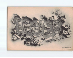 TROYES : Carte Souvenir - état - Troyes