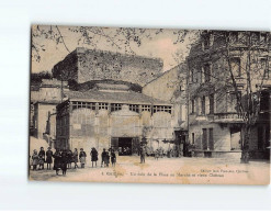 QUILLAN : Un Coin De La Place Au Marché Et Vieux Château - état - Altri & Non Classificati