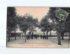 GRAVES : Villefranche De Rouergue, La Cour De Récréation, Vue Sur La Campagne - état - Other & Unclassified