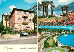 13752619 Lugano Lago Di Lugano Pensione Regina See-Ansicht Lugano Lago Di Lugano - Altri & Non Classificati