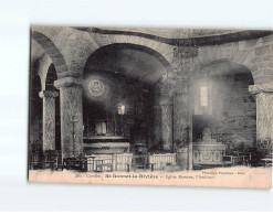 SAINT BONNET LA RIVIERE : Eglise Romane, L'intérieur - Très Bon état - Altri & Non Classificati