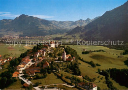 13751929 Gruyeres  Gruyere FR Et Son Chateau Vue Aerienne  - Altri & Non Classificati