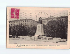 BASTIA  : Place Saint-Nicolas Et Monument Aux Morts - état - Bastia