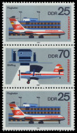 DDR ZUSAMMENDRUCK Nr SZd208 Postfrisch 3ER STR SBF9596 - Se-Tenant