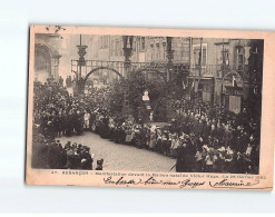 BESANCON : Manifestation Devant La Maison Natale De Victor Hugo, Février 1902 - état - Besancon