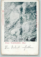 12076709 - Bergsteiger Grosse Teufelsbadstube 1898 AK - Alpinismus, Bergsteigen