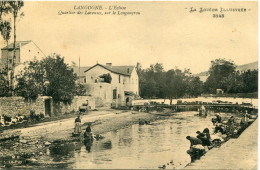 -48 - LOZERE -    LANGOGNE - L'Ecluse Quartier Des Laveuses Sur Le  Lougouyrou - Langogne