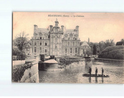 BEAUMESNIL : Le Château - état ( Partiellement Décollée ) - Beaumesnil