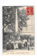 DRAGUIGNAN - Fontaine Pyramidale Du Marché - Très Bon état - Draguignan