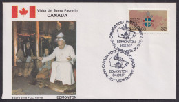 Vatican Canada 1984, Pope Paul John II Visit - Edmonton, Special Cover - Andere & Zonder Classificatie