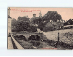 CHATILLON SUR SEINE : Le Perthuis-au-loup Et L'Eglise Saint-Vorles - Très Bon état - Chatillon Sur Seine