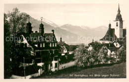 13750739 Schwyz SZ Ital Redinghaus Mit Kirche  - Autres & Non Classés