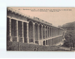 SAINT BRIEUC : Le Viaduc De Souzin, Chemin De Fer Départementaux, Passage Du Train - Très Bon état - Saint-Brieuc