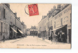 AVALLON - Rue De Paris Et Place Vauban - Très Bon état - Avallon