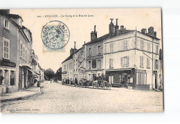 AVALLON - Le Bourg Et La Rue De Lyon - Très Bon état - Avallon