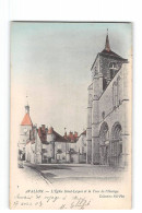 AVALLON - L'Eglise Saint Lazare Et La Tour De L'Horloge - Très Bon état - Avallon