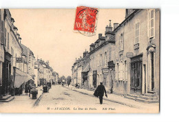 AVALLON - La Rue De Paris - Très Bon état - Avallon