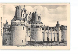 DISSAIS - Entrée Et Façade Est Du Château - Très Bon état - Andere & Zonder Classificatie