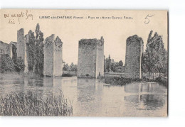 LUSSAC LES CHATEAUX - Piles De L'Ancien Château Féodal - Très Bon état - Lussac Les Chateaux