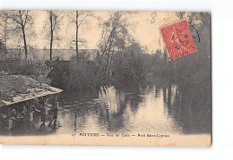 POITIERS - Vue Du Clain - Pont Saint Cyprien - Très Bon état - Poitiers