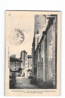 NOUAILLE - Place Du Parvis Et Porte De L'Enceinte Fortifiée De L'Ancienne Eglise - Très Bon état - Sonstige & Ohne Zuordnung