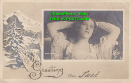 R345754 Greeting From Tack. Miss Edna May. The Rapid Photo Printing Co. RP. 1904 - Monde