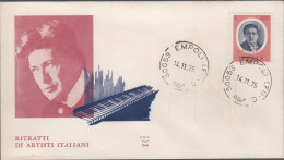 ITALIA - ITALIE - ITALY - 1975 - Uomini Illustri - 3ª Emissione - Benvenuto Busoni - FDC ALA - Briefmarkenausstellungen