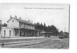 SAINT YRIEIX - Le Quai Intérieur De La Gare D'Orléans - Très Bon état - Saint Yrieix La Perche