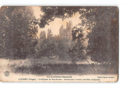 COUSSEY - Le Château De Boutlémon - Contre Jour à Travers Une Baie Verdoyante - état - Coussey
