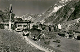 13750379 Eisten Dorf Im Loetschental Mit Schinhorn Und Beichpass Berner Alpen Ei - Sonstige & Ohne Zuordnung