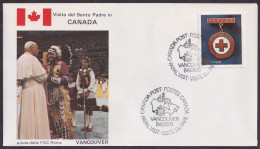 Vatican Canada 1984, Pope Paul John II Visit - Vancouver, Special Cover - Autres & Non Classés