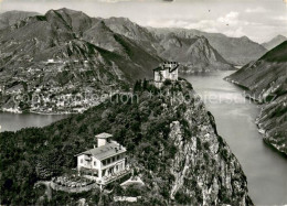 13748449 Lugano Lago Di Lugano Hotel Vetta E Chiesa Monte San Salvatore Lugano L - Other & Unclassified